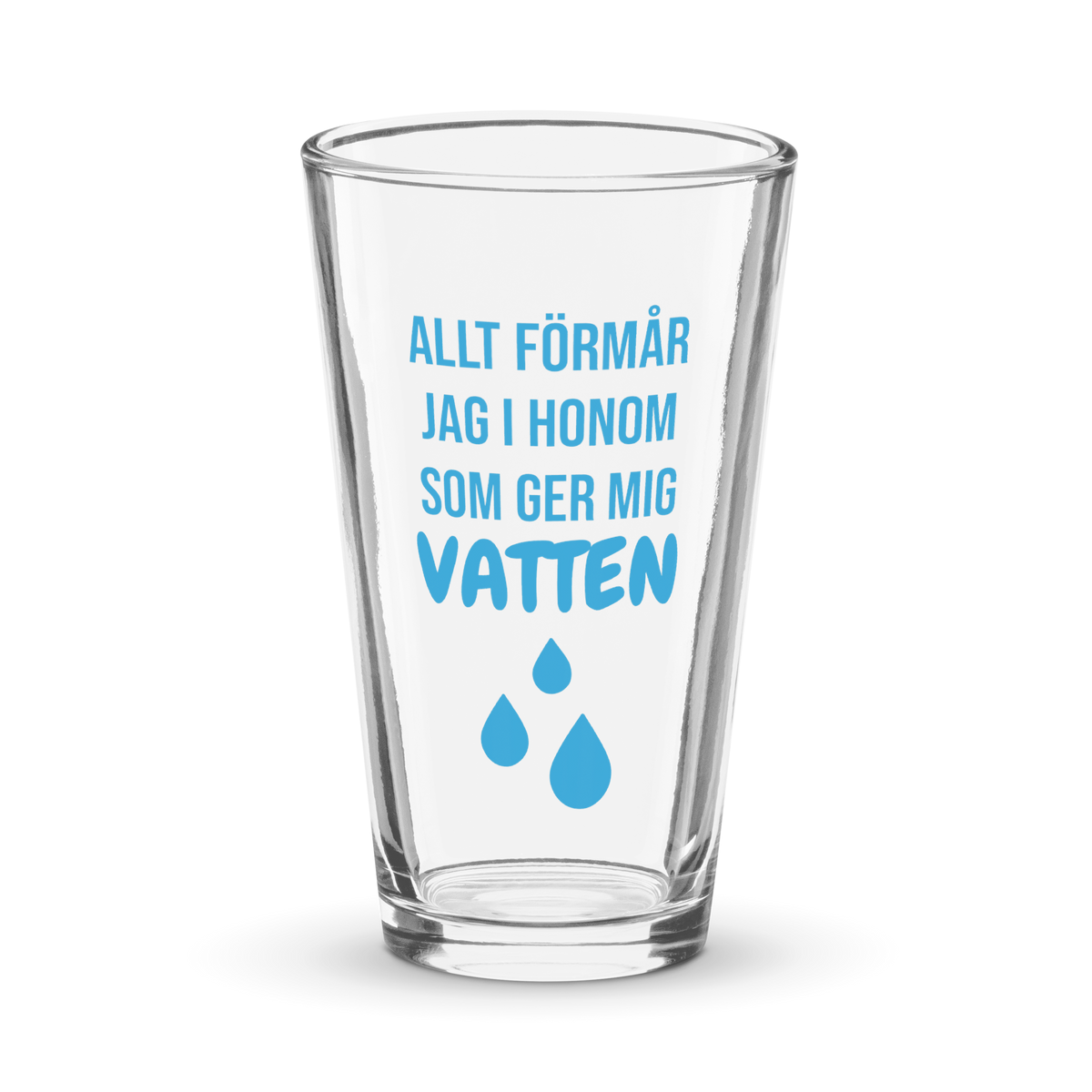 Allt förmår jag i honom som ger mig vatten. - Glas