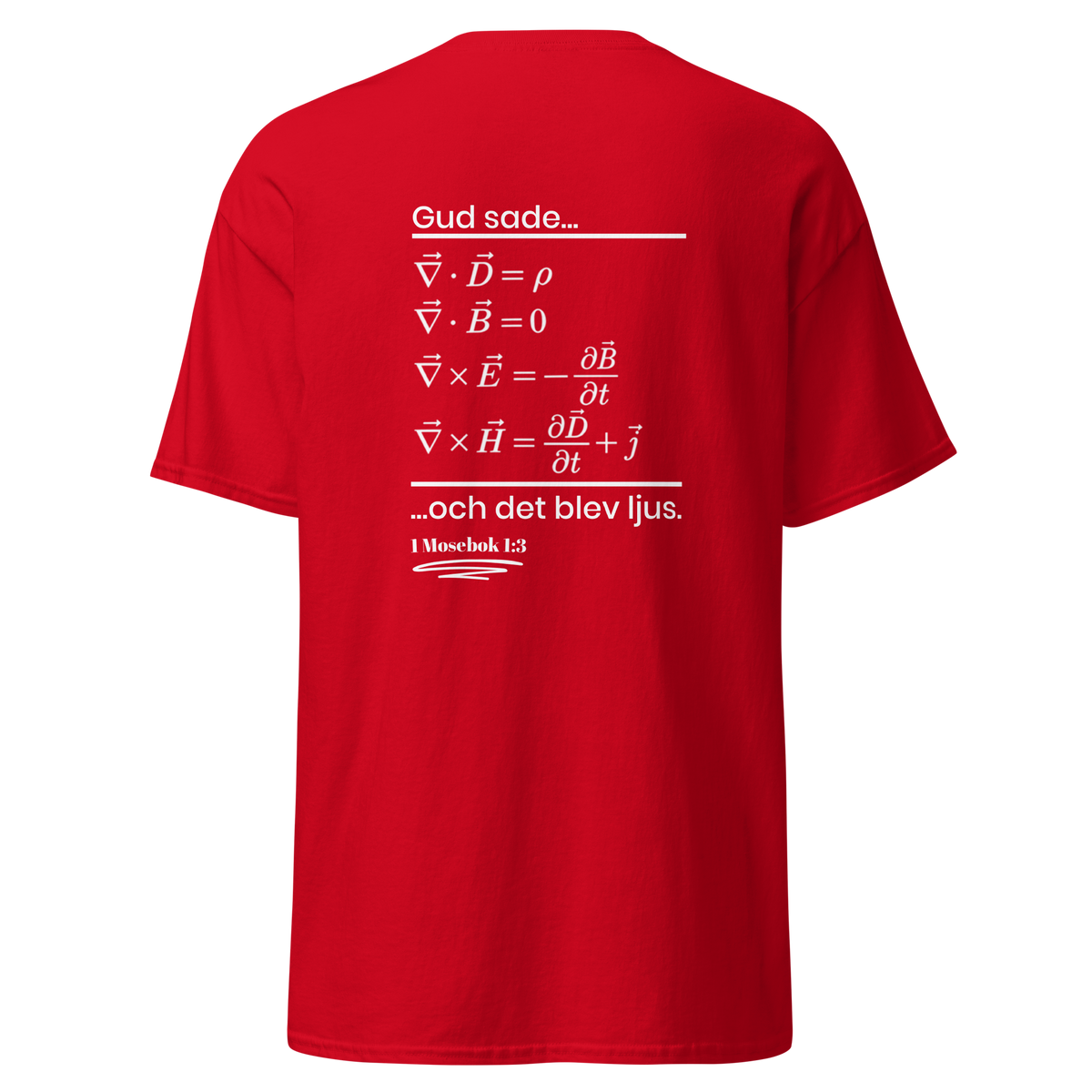 1 Mosebok 1:3 - T-Shirt