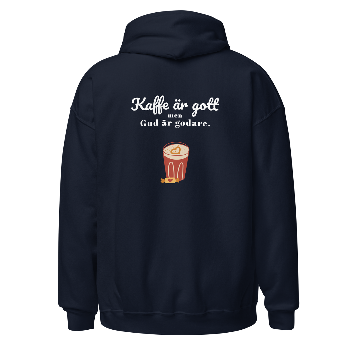 Kaffe är gott men Gud är godare. - Luvtröja
